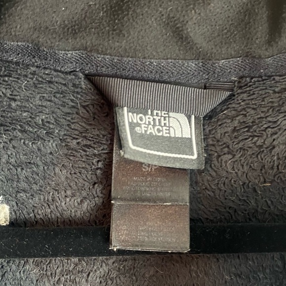 THE NORTH FACE Women’s Fuzzy Fleece Black Full Zip Jacket Size Small - Picture 4 of 7